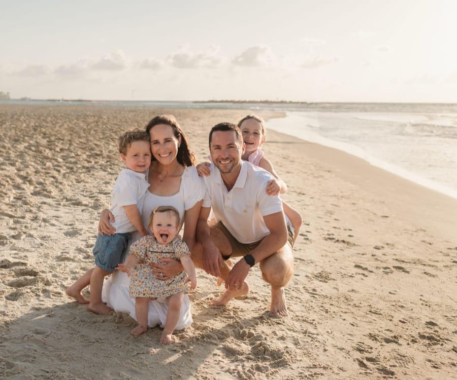 Sam and his three kids